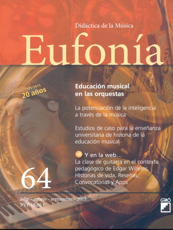 Portada Revista Eufonía. Didáctica de la Música