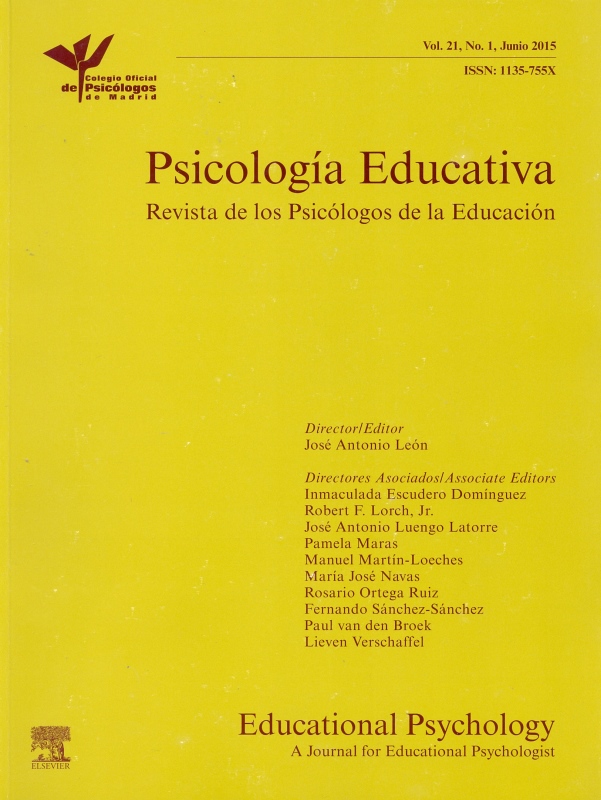 Portada Revista Psicología Educativa